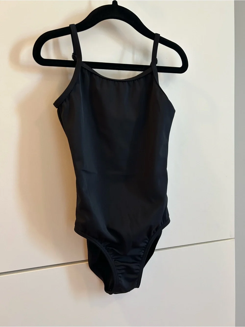 Weissman Kids Scoop Cami Black Dance / Ballet Leotard - Child’s Small
